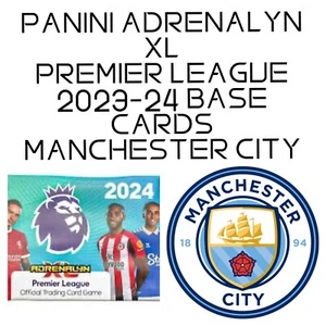 Panini Adrenalin XL PREMIER LEAGUE 2024 MANCHESTER CITY 2023-24 Season FREE POST - Picture 1 of 23