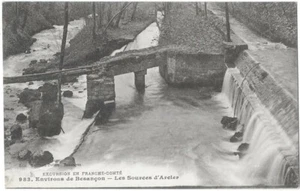 Environs de Besançon 25 Les Sources d'Arcier Postkarte unzirkuliert undatiert - Bild 1 von 2