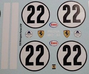 Repro 1/24 Monogram Ferrari 275P Decal Set - Picture 1 of 2