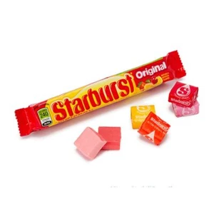 Starburst Original Fruit Chews Candy Bar Stick Share Size 98g - Picture 1 of 2