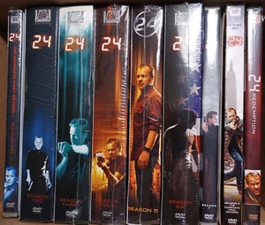 24: The Complete Series Seasons 1-8 + 24 Redemption, DVD, NEW, SEALED Sutherland - Foto 1 di 7