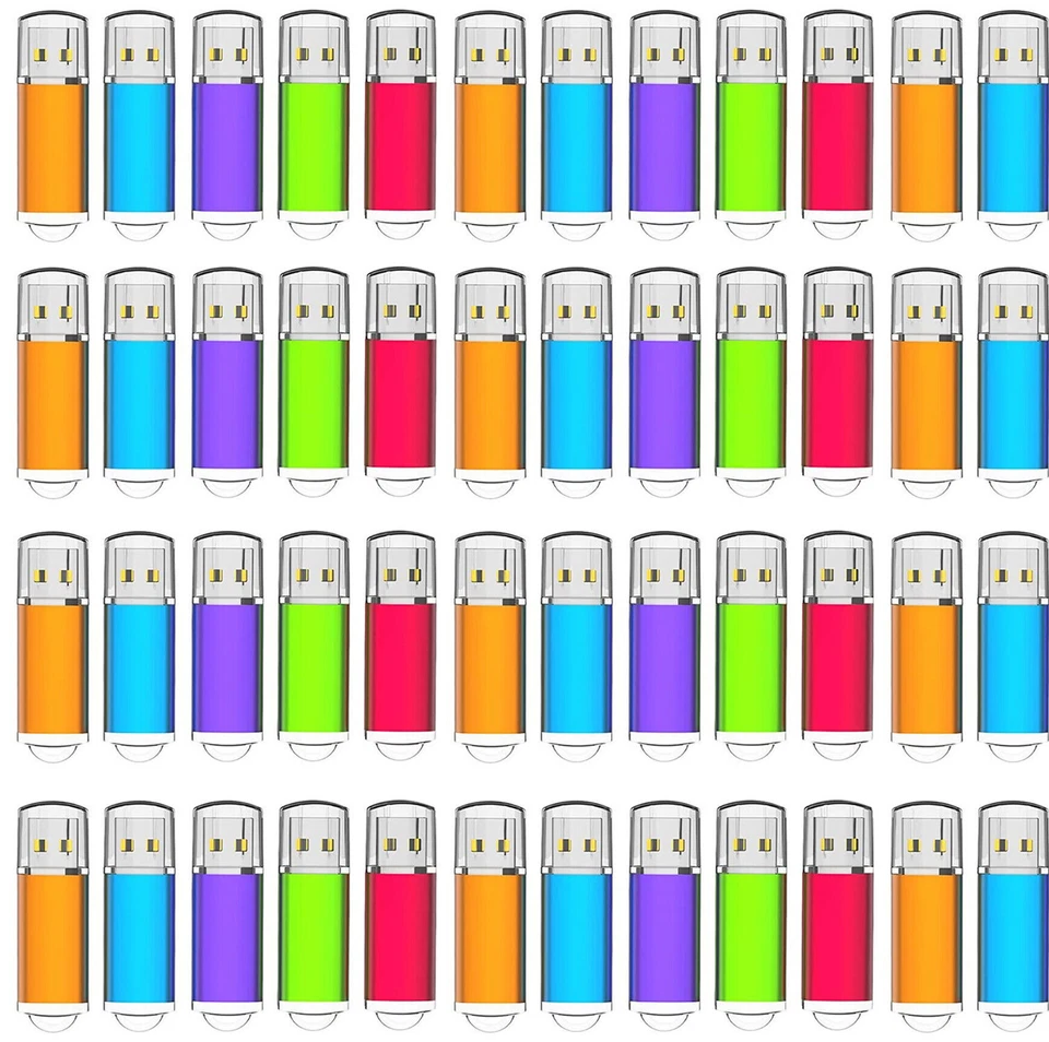 Venta al por mayor USB 2.0 5/10/100 piezas 1 GB 2 GB 4 GB 8 GB 16 GB 32 GB 64 GB unidades flash memoria Foto 1 de 4