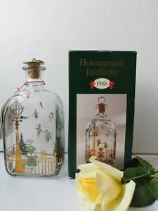 Holmegaard Weihnachtsflasche von 1988. Unbenutzt. Verpackt. Michael Bang,Jette Fröhlich - Bild 1 von 10