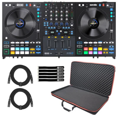 Rane FOUR Advanced Mezclador de 4 Canales Potencias Controlador Serato DJ con Estuche Blando Foto 1 de 4