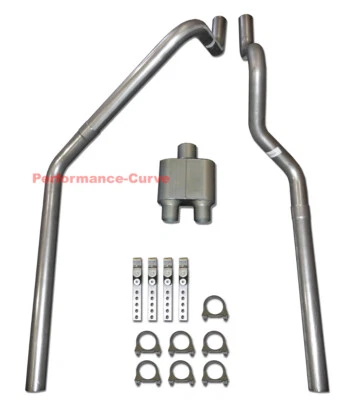 00-03 Dodge Dakota 3.9 4.7 5.9 Mandril Doble Escape con Silenciador de una Cámara Foto 1 de 2