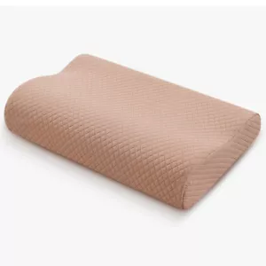 Contour Memory Foam Pillow Extra thin neck support lower sleep pillow Christmas - Picture 1 of 5