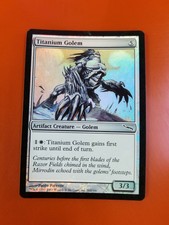 1x Titanium Golem | FOIL | Mirrodin | MTG Magic Cards