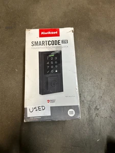 Kwikset Smartcode 270 Touchpad Electronic Lock Matte Black Finish - Picture 1 of 3