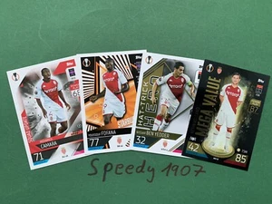 Topps Match Attax Champions League 22/23 EXTRA all 4 Monaco Ben Yedder complete - Picture 1 of 1