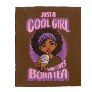 Kawaii Ramen Manga Anime Otaku Japan Kanji Boba Tea Lovers Gift Plush Blanket - Picture 1 of 9