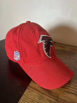 Boné Atlanta Falcons NFL Reebok ajustável vermelho branco preto futebol OSFA - Imagem 1 de 4