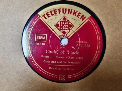 Gitta Lind - Cindy, oh Cindy Schellack - Image 1 of 4