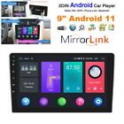 9 Double Din Android 11 Car Stereo Gps Navigation Radio Player Wifi Mirror Link