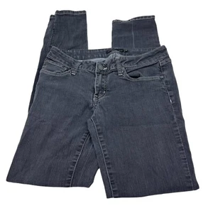 Pantalones de mezclilla Prana Kara ajustados tiro bajo algodón orgánico W4KARA115 para mujer talla 4/27 negros - Imagen 1 de 7