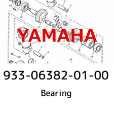【NEW】Yamaha Genuine Bearing 933-06382-01-00 Direct From Japan