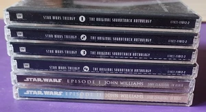 CDs Star Wars Trilogy The Original Soundtrack Anthology 1993  + Episode 1&2  - Bild 1 von 23