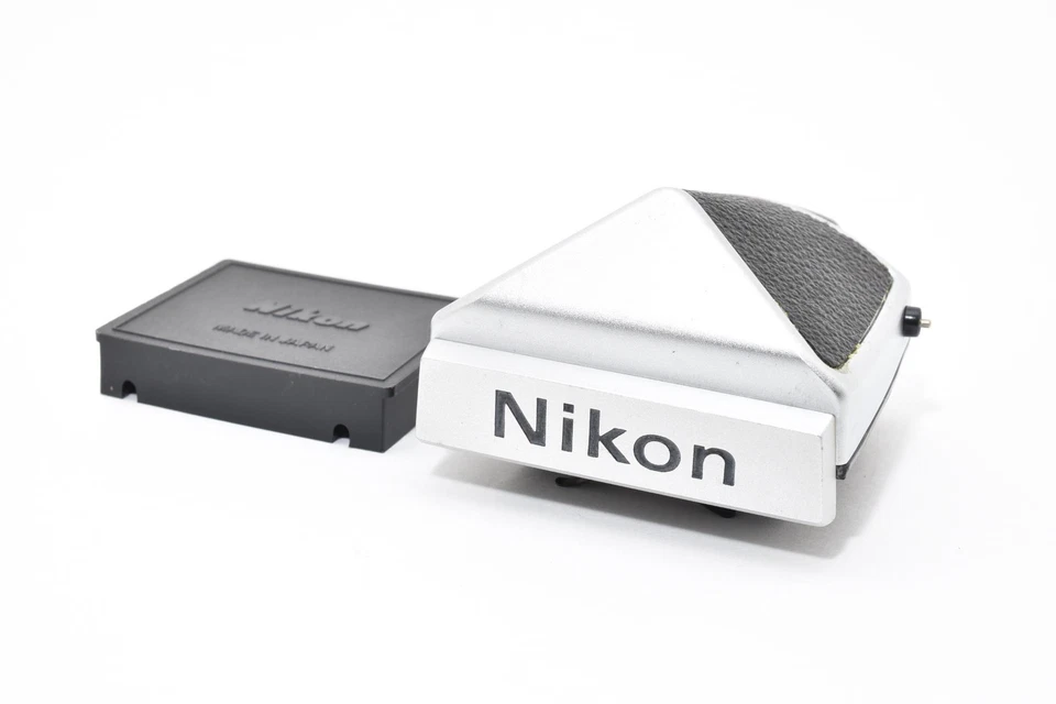 [NEAR MINT /Cap] Nikon DE-1 Eye Level View Filnder Silver For F2 SLR From JAPAN - Image 1 of 4