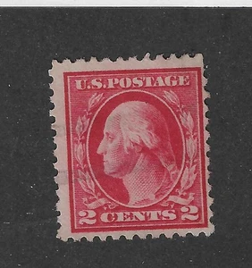 US Scott # 526, 2 cent red, Washington, left 2 deformed,1920 - Picture 1 of 2