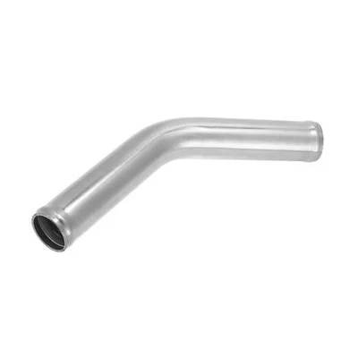  OD 1.5" 38mm Length 12" 300mm Aluminum Alloy Tube Intercooler Pipe 45 Degree  - Image 1 of 4