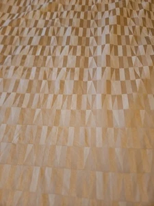 Christy Gold & Cream Patterned Kingsize Duvet Cover And Pillowcases - Picture 1 of 11