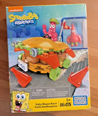 Mega Bloks Spongebob Patty Wagon Racer Patrick Pack Building Set 86pcs - Image 1 of 4