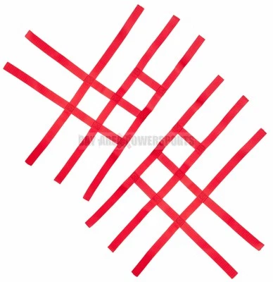 Redes de barra nerf para Tusk Alba 757 Titan compatível com Honda Yamaha Suzuki Kawasaki vermelho - Imagem 1 de 2