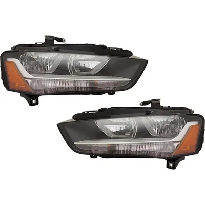 Faro izquierdo derecho compatible con Audi A4 Quattro 2013-2014 halógeno con bombillas desde 05/2012 Foto 1 de 4