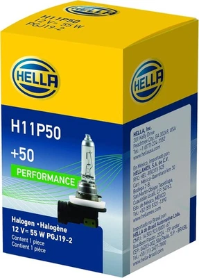 Bombilla de rendimiento HELLA H11P50 +50, 12V, 55W Multi  Foto 1 de 3