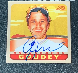 2025 UD Goodwin Champions Greg LeMond Goudey Auto #GL-GL - Picture 1 of 2