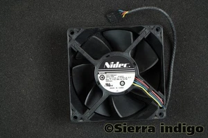 Dell 166G7 0166G7 Precision T3610 T7610 Fan Nidec T92C12MS5A7 DC12V 0.715A - Picture 1 of 1