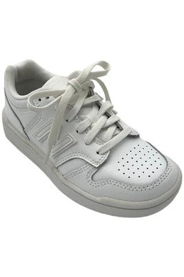 New Balance Kid's Boy 480 V1 Lace-up Sneaker White/White - Image 1 of 3