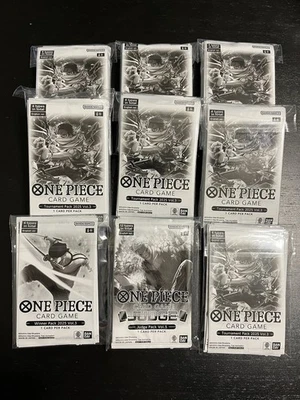 One Piece TCG Sealed Promo Pack Lot (136 Packs Total) - Image 1 of 2