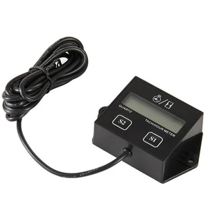 Digital Engine RPM Tach Hour Meter Tachometer Gauge For Moto Marine Bike Boat G - Picture 1 of 6