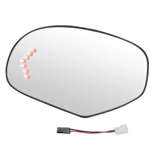Left Driver Side Mirror Glass w/ Turn Signal For Chevy Silverado Suburban Yukon - Picture 1 of 9