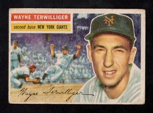 1956 Topps Baseballkarte #73 Wayne Terwilliger New York Giants FR-GD WB * MK *bb - Bild 1 von 2