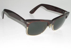 GAFAS DE SOL VINTAGE B&L RAY-BAN W1270 UUAS TORT/ORO G15 VIDRIO WAYFARER MAX 50mm - Imagen 1 de 8