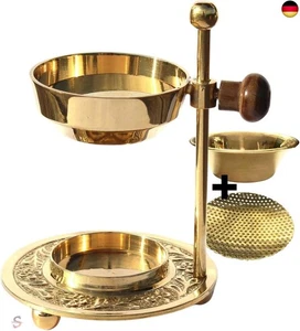 Weihrauchbrenner verstellbar - Gold Messing Räuchergefäß höhenverstellbar zum Rä - Bild 1 von 6
