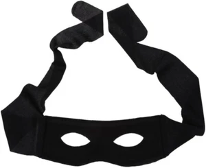 Highwayman Eye Mask - Zoro or Bank Robber Masquerade Fancy Costume Accessory - Picture 1 of 1
