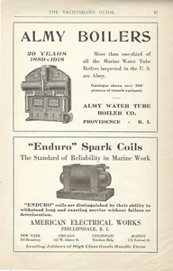 1918 Yachtsman's Guide Rhode Island Marine Hardware & Nautical Equipment Socony - Picture 1 of 6