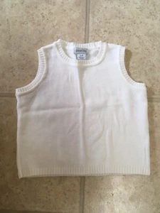 Greendog, Size 5, Child's Cream Sleeveless sweater - Picture 1 of 3