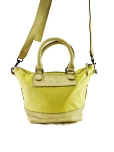 Liebeskind Yellow Nylon Leather Shoulder Handbag - Picture 1 of 9