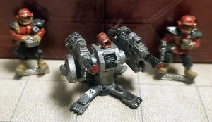 Warhammer 40k Rogue Trader MKI Tarantula Las Cannons and Crew Guard Metal - Picture 1 of 1