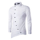 Mans Long Sleeve Luxury Formal Shirt Slim-Fit Business Office Dress Blouse Top`↑