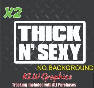 Thick N Sexy BBW Chubby SEXY Wife Eyes Girl Decal Sticker stacks Diesel TRUCK - Picture 1 of 2