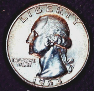 { 1963-D Washington Quarter DDR Uncirculated # 41 - Picture 1 of 7