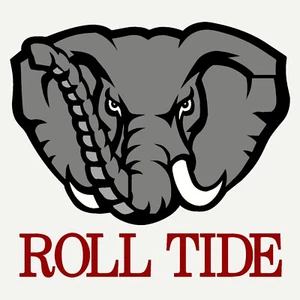 Plantilla Roll Tide Alabama reutilizable para pintar letreros #10936 superposición - Imagen 1 de 3