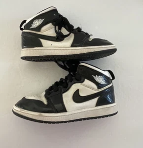 Air Jordan 1 Mid (SE) ASW Negro Fibra de Carbono Niños Talla 13C *LEER - Imagen 1 de 13