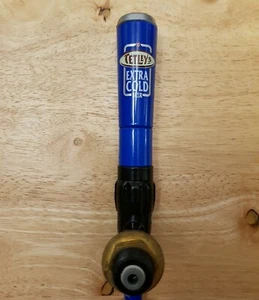 Retro Tetley's extra kalter Bierhahngriff, Home Bar Man Höhle - Bild 1 von 2