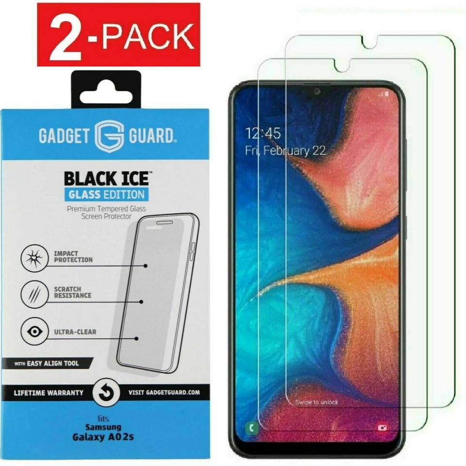 Gadget Guard Screen Protector for Samsung Galaxy A02s -2 PACK - Image 1 of 3