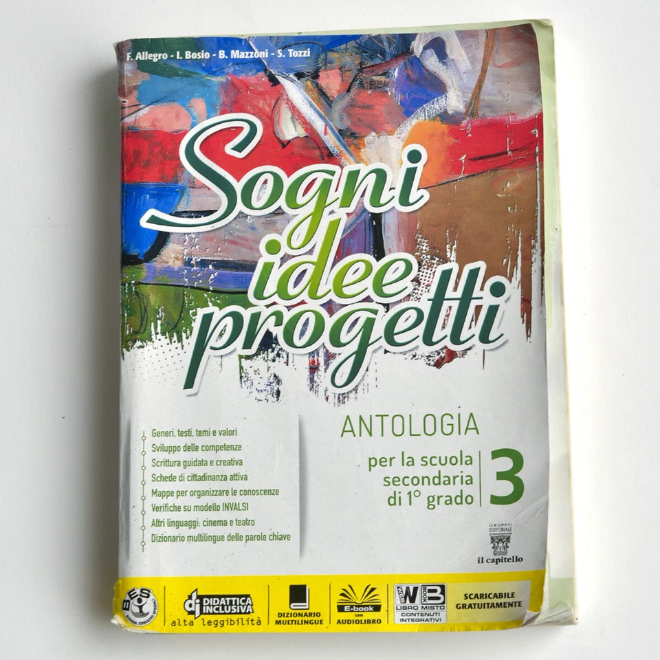 SOGNI IDEE PROGETTI 3 con DVD IN BUONE CONDIZIONI isbn 9788842652748 - Immagine 1 di 1